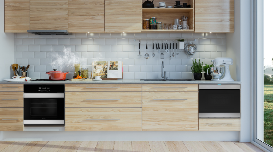 appliances in a modern kitchen